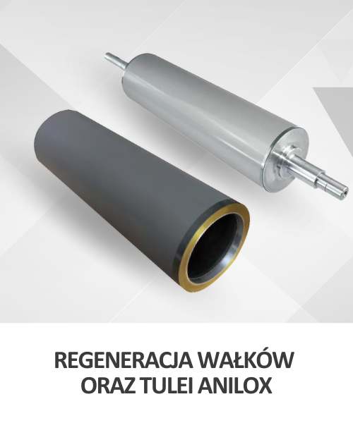 Regeneracja wałków oraz tulei Anilox - Producent Wałków Remdruk - Wola, woj. Śląskie