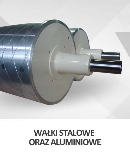 Wałki stalowe oraz aluminiowe - Producent Wałków Remdruk - Wola, woj. Śląskie